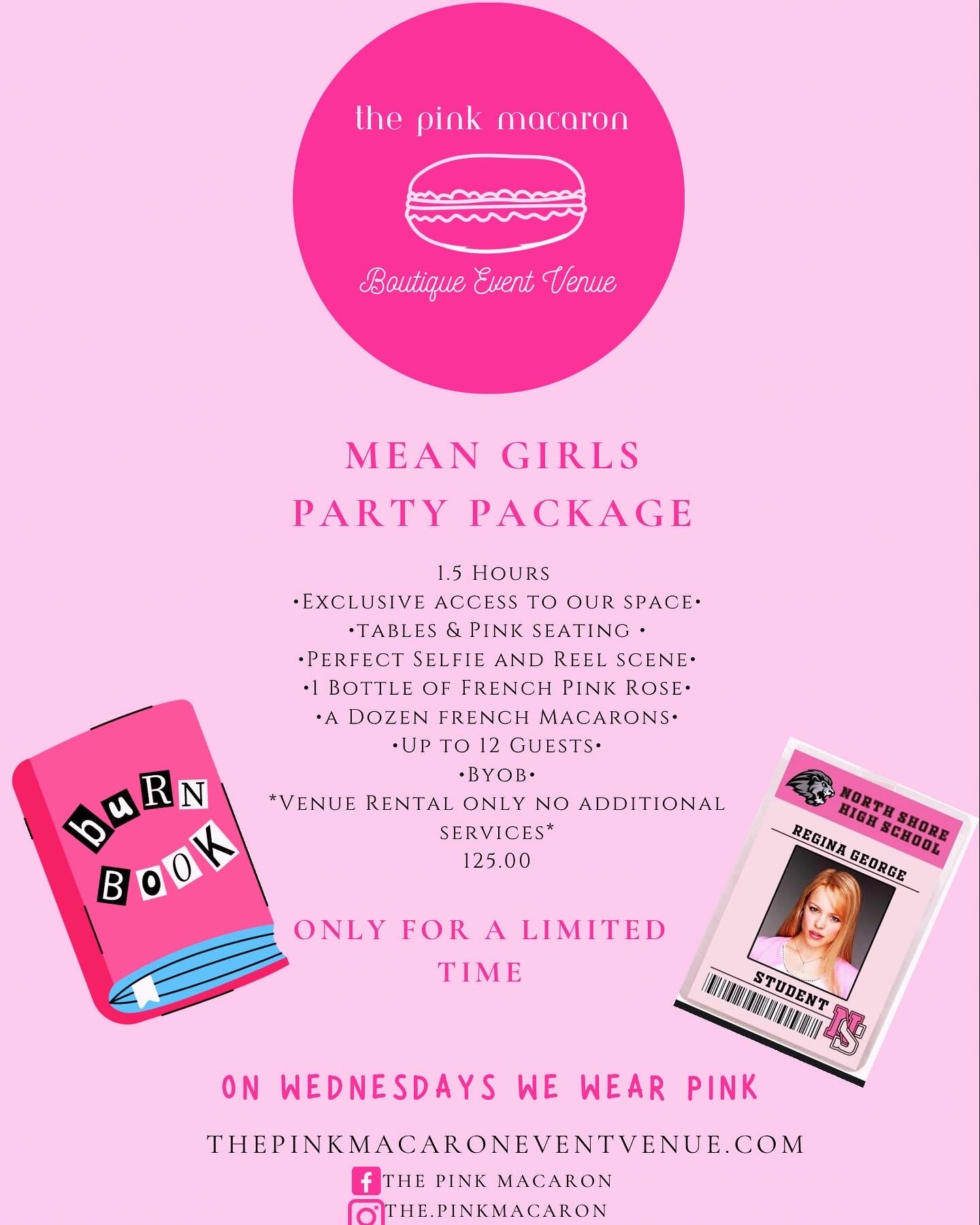 Mean Girls Party Package